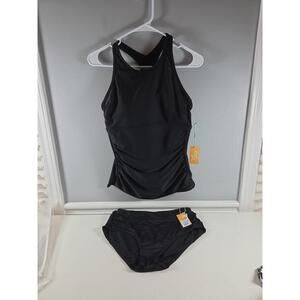 Kona Sol Women's Swimsuit Black Med NEW Swim Beach Pool Summer